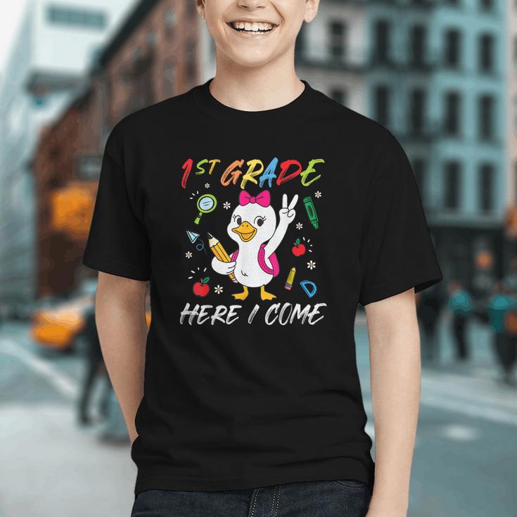 Honking into 1st Grade! Cute Goose Back to School Youth T-shirt Honking into 1st Grade! Cute Goose Back to School Youth T-shirt