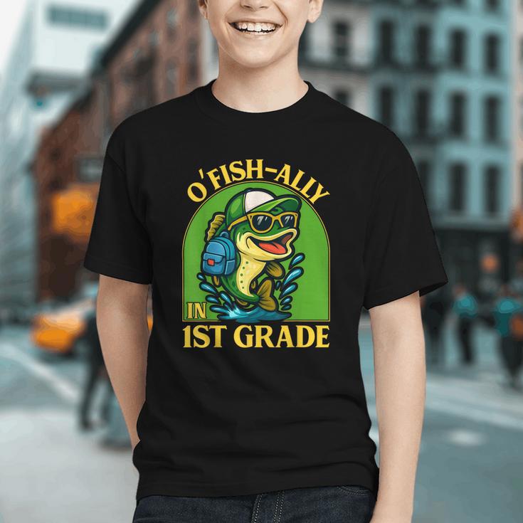 Hooked on 1st Grade! Fun Back to School Youth T-Shirt