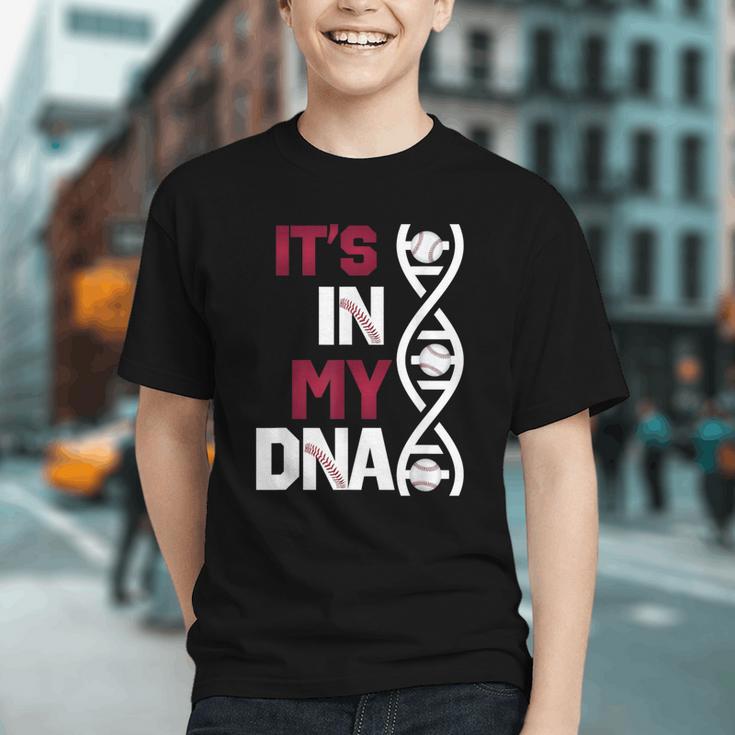 ITS In My DNA Baseball Sport Player Saying Graphic Youth ITS In My DNA Baseball Sport Player Saying Graphic Youth