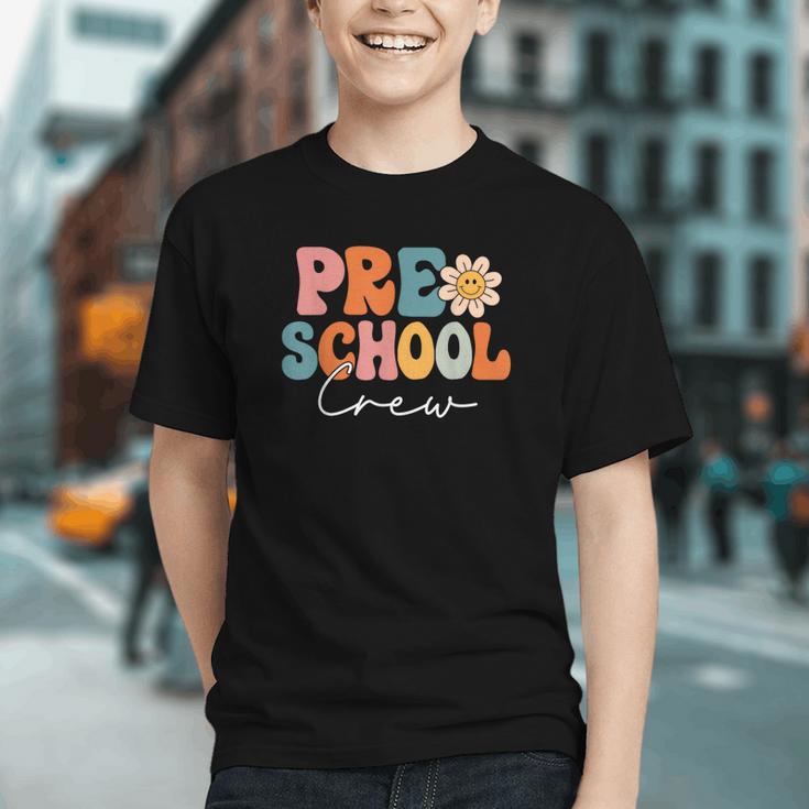 Join the Preschool Crew! Groovy Retro Back to School Youth T-Shirt Join the Preschool Crew! Groovy Retro Back to School Youth T-Shirt