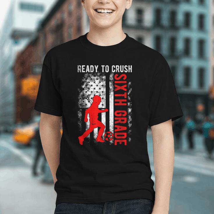 Kickoff 6th Grade! Soccer Back to School Youth T-Shirt