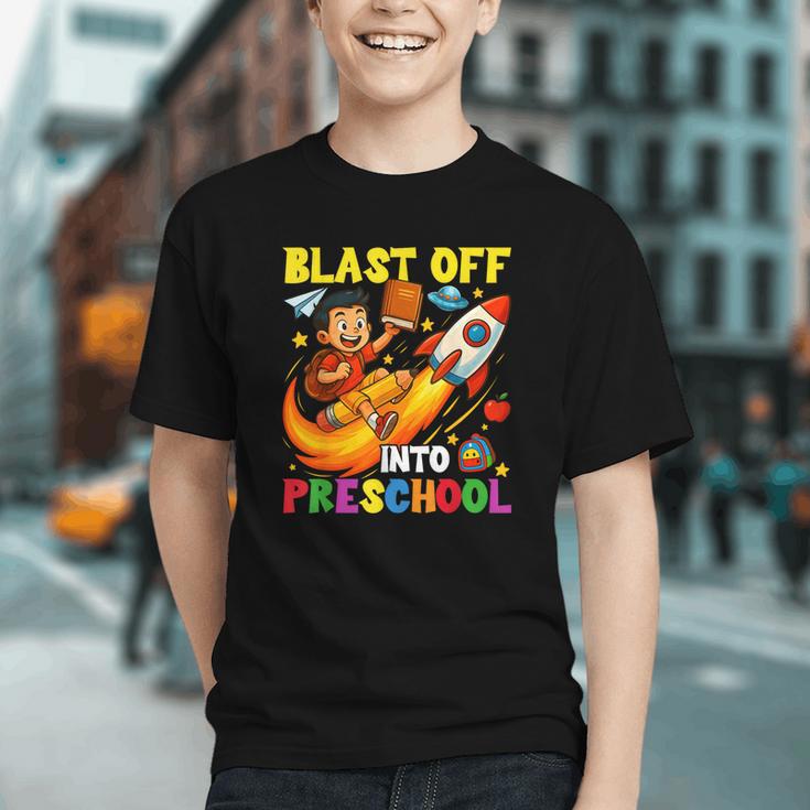 Launch into Preschool! Rocket Back to School Youth T-Shirt
