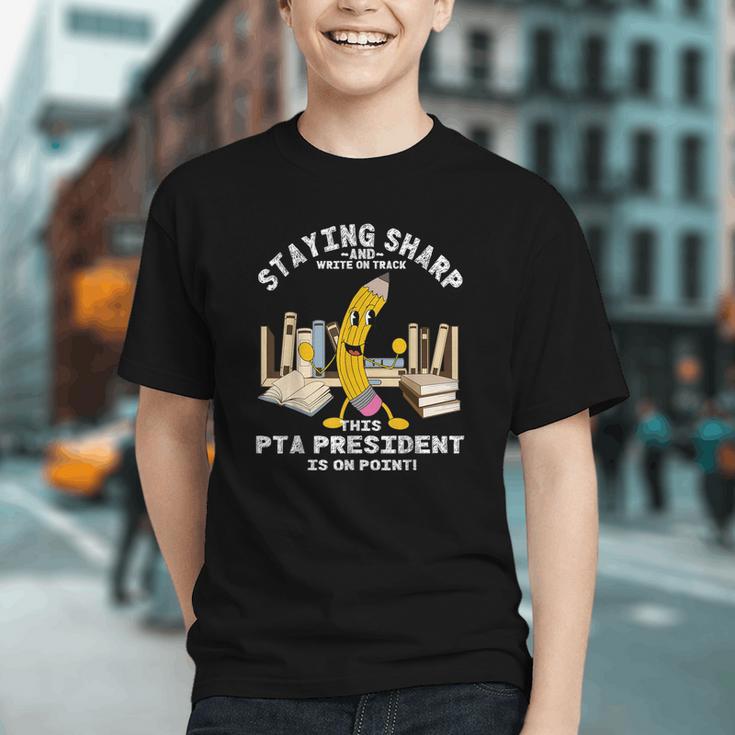 Lead with Leadership: PTA President Back to School Youth T-Shirt Lead with Leadership: PTA President Back to School Youth T-Shirt
