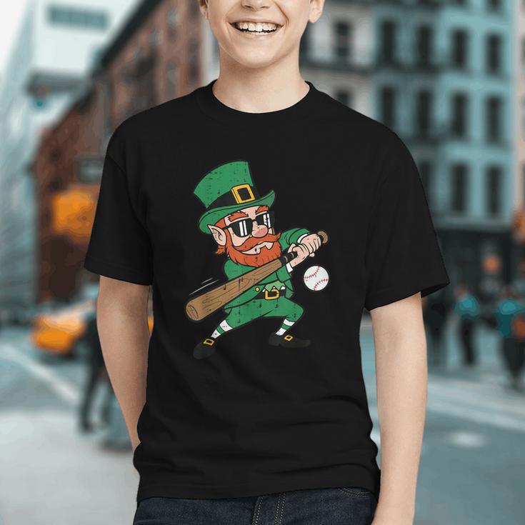 Leprechaun Baseball St Patricks Day Saint Pattys Men Boys Graphic Youth