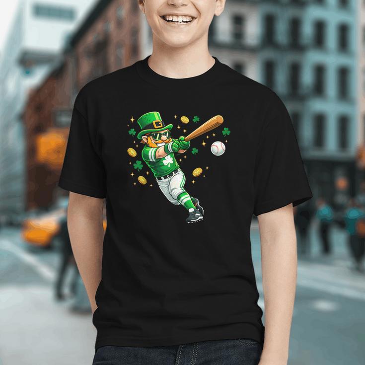 Leprechaun Play Baseball St Patrick's Day Men Kid Boys Graphic Youth Leprechaun Play Baseball St Patrick's Day Men Kid Boys Graphic Youth
