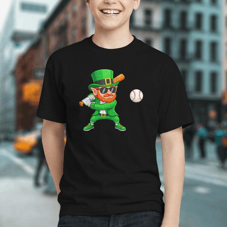 Leprechaun Playing Baseball St Patricks Day Sport Boys Graphic Youth Leprechaun Playing Baseball St Patricks Day Sport Boys Graphic Youth