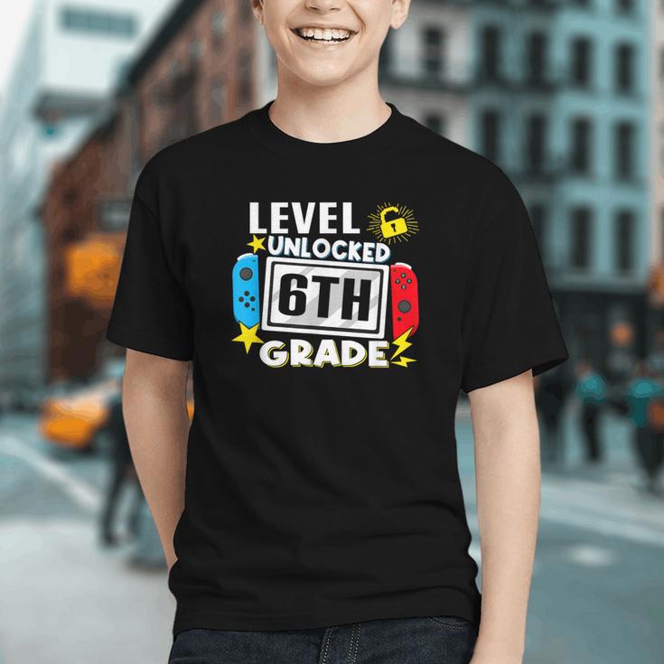 Level Unlocked: Conquer 6th Grade Back to School Youth T-Shirt Level Unlocked: Conquer 6th Grade Back to School Youth T-Shirt