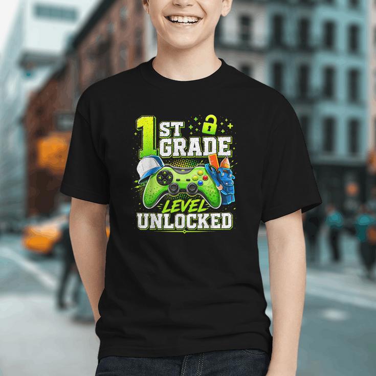 Level Up to 1st Grade! Gamer Back to School Youth T-shirt Level Up to 1st Grade! Gamer Back to School Youth T-shirt