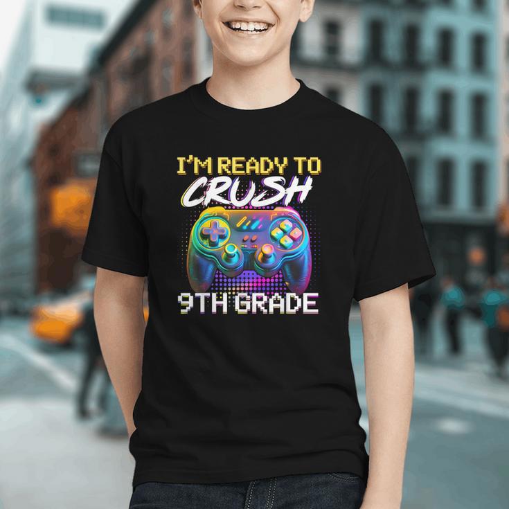 Level Up to 9th Grade! Gamer Back to School Youth T-shirt Level Up to 9th Grade! Gamer Back to School Youth T-shirt