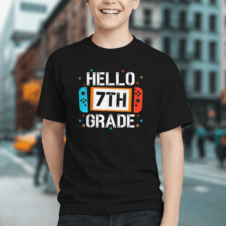 Leveling Up to 7th Grade Gamer Back to School Youth T-Shirt