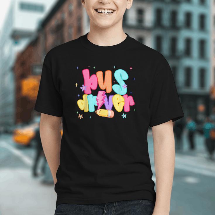 Lighting Up the Route! Back to School Bus Driver Youth T-shirt Lighting Up the Route! Back to School Bus Driver Youth T-shirt