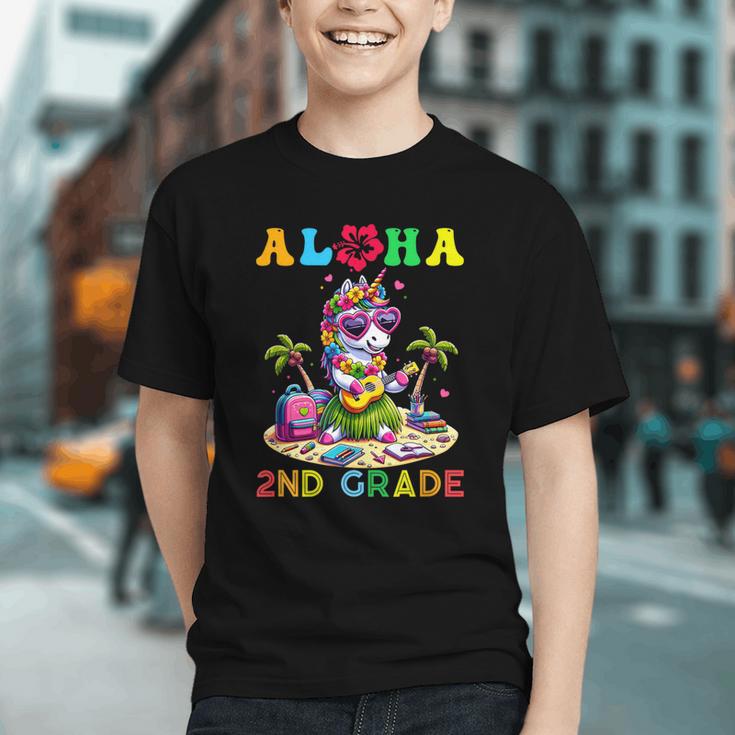 Magical Aloha 2nd Grade Unicorn Back to School Youth T-Shirt Magical Aloha 2nd Grade Unicorn Back to School Youth T-Shirt