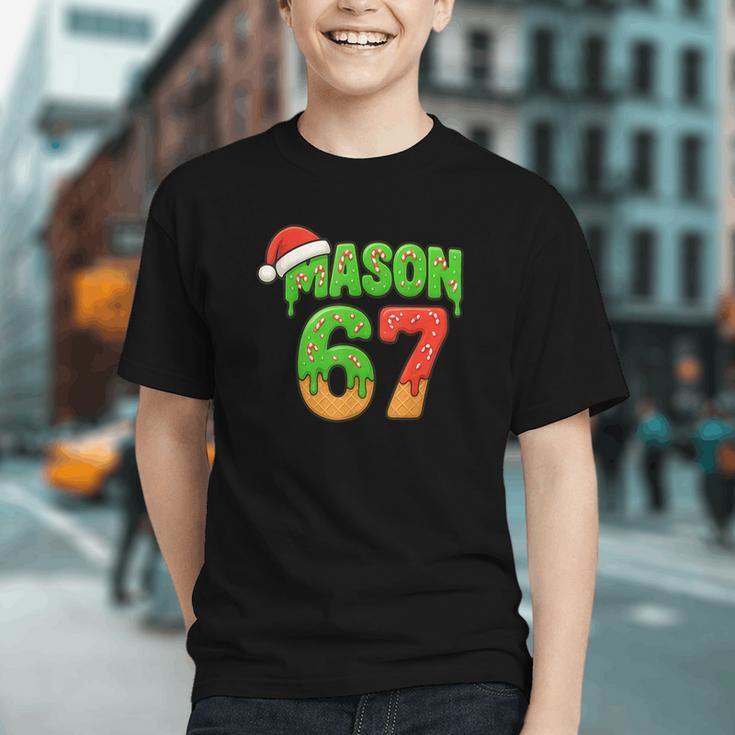 Mason 67 Christmas Ice Cream Drip Meme Six Seven Baseball Graphic Youth Mason 67 Christmas Ice Cream Drip Meme Six Seven Baseball Graphic Youth