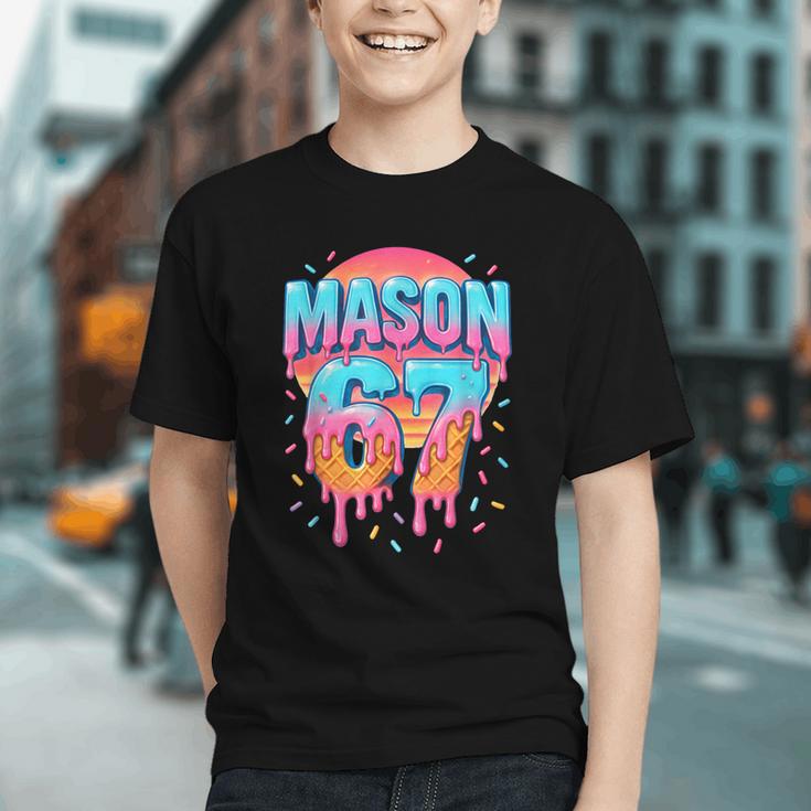 Mason 67 Costume Ice Cream Baseball Drip 6 7 Meme Six Seven Graphic Youth Mason 67 Costume Ice Cream Baseball Drip 6 7 Meme Six Seven Graphic Youth