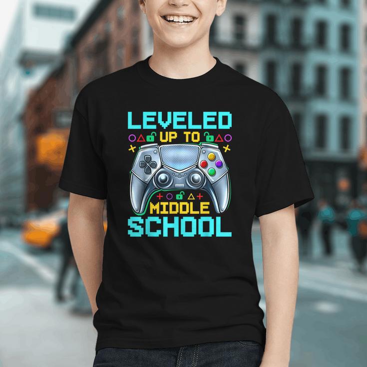 Middle School Level Unlocked! Video Gamer Back to School Youth T-shirt Middle School Level Unlocked! Video Gamer Back to School Youth T-shirt