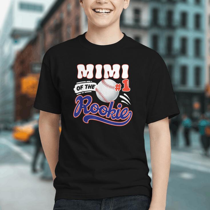 Mimi Rookie Of Year 1st Birthday Baseball Theme Matching Graphic Youth