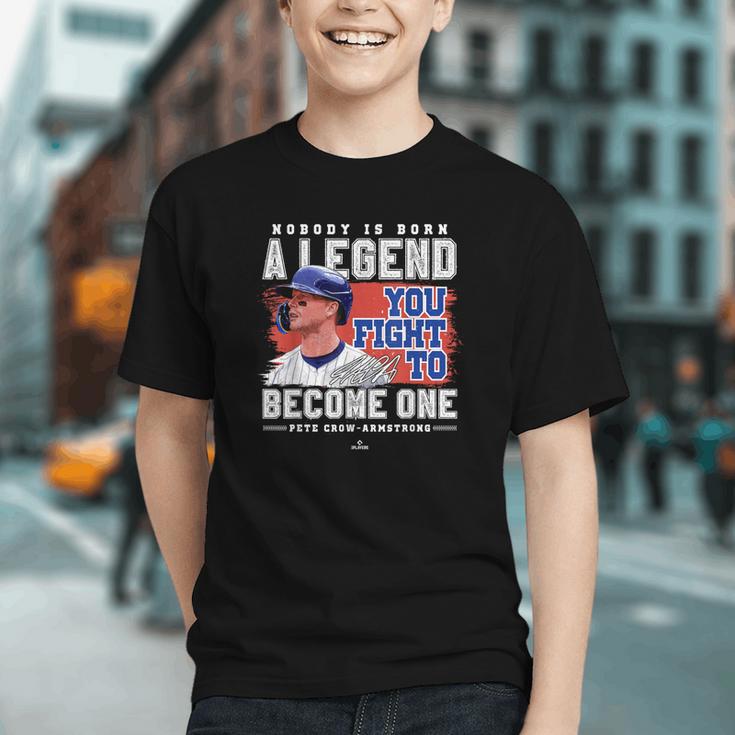 Nobody Is Born A Legend Pete Crow Armstrong Chicago Baseball Graphic Youth