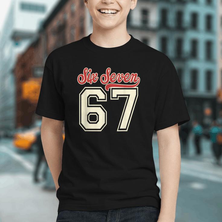 Number 67 Meme Six Seven Baseball Style Kids Boy Teen Graphic Youth Number 67 Meme Six Seven Baseball Style Kids Boy Teen Graphic Youth