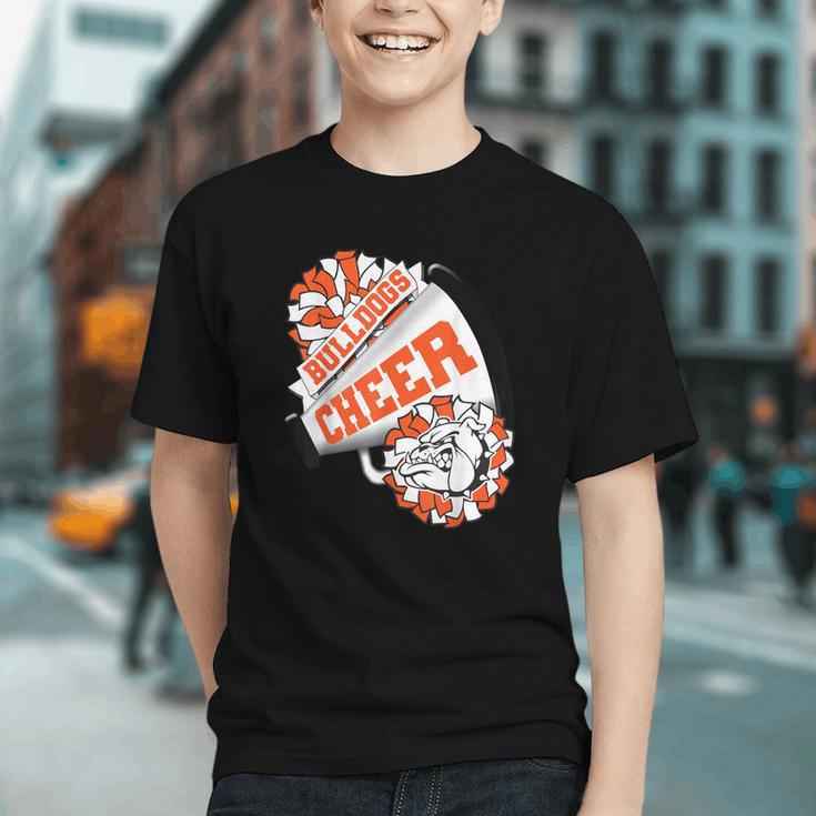 Orange Pride: Bulldogs Cheer Team Back to School Youth T-shirt