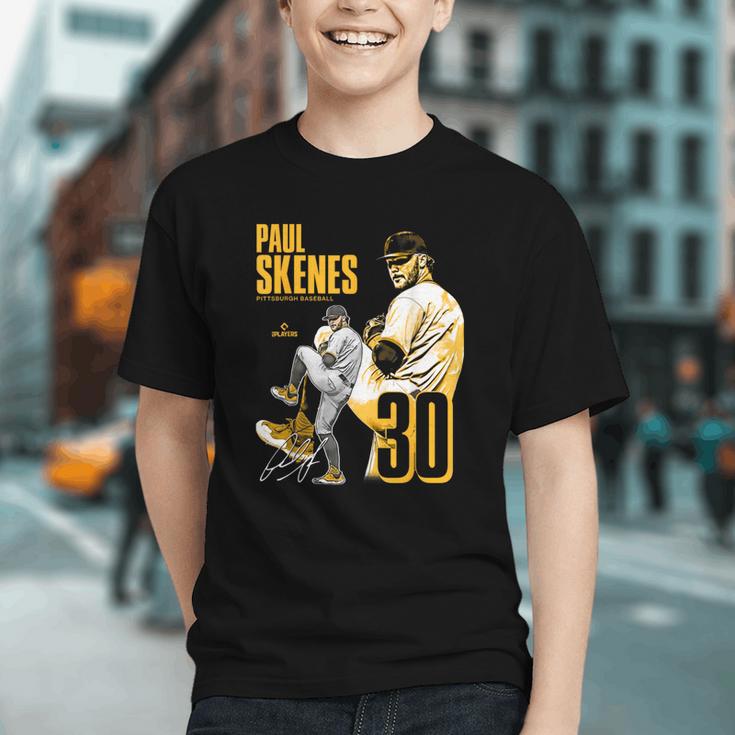 Paul Skenes Pittsburgh MLB Baseball Players MLBPSK304N Graphic Youth