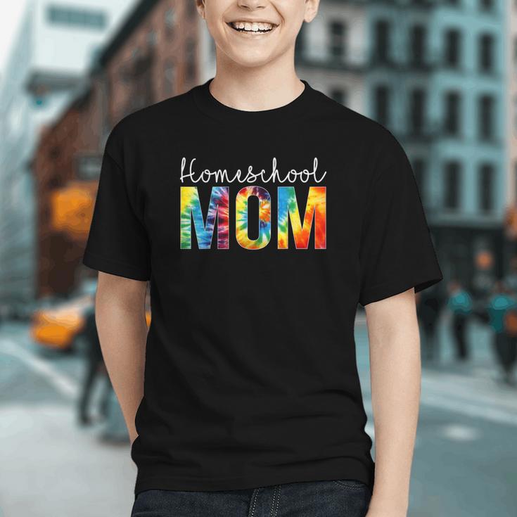Proud Homeschool Mom Tie Dye Back to School Youth T-shirt Proud Homeschool Mom Tie Dye Back to School Youth T-shirt