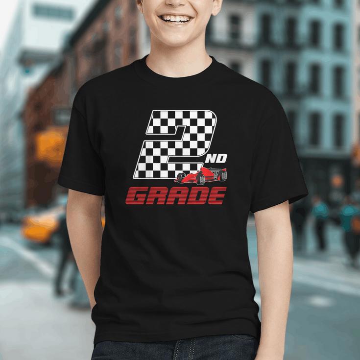Racing into 2nd Grade! Race Car Back to School Youth T-Shirt Racing into 2nd Grade! Race Car Back to School Youth T-Shirt