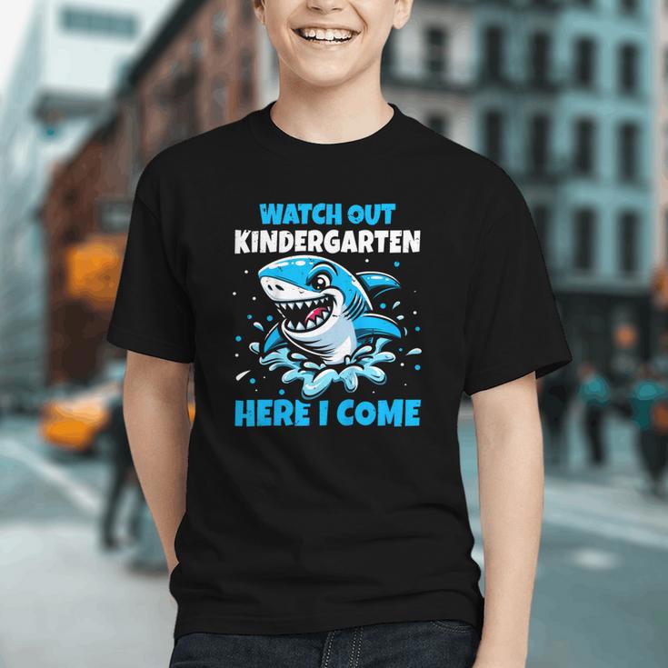 Ready to Attack Kindergarten! Shark Back to School Youth T-Shirt Ready to Attack Kindergarten! Shark Back to School Youth T-Shirt