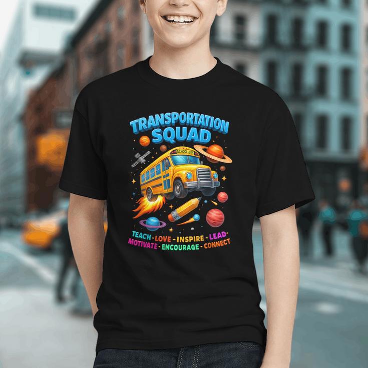 Retro Bus Driver Crew Back to School Youth T-shirt