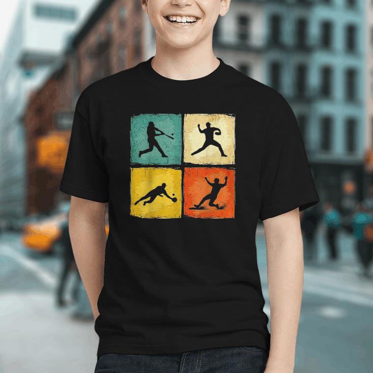 Retro Style Baseball Lover Playing Men Women Kids Baseball Graphic Youth Retro Style Baseball Lover Playing Men Women Kids Baseball Graphic Youth