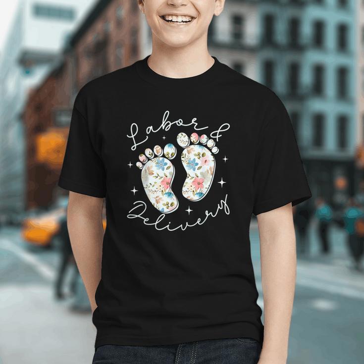 Retro Wildflowers Labor And Delivery Nurse Back To School Graphic Youth Retro Wildflowers Labor And Delivery Nurse Back To School Graphic Youth