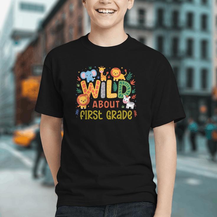 Roaring into 1st Grade! Safari Back to School Youth T-shirt Roaring into 1st Grade! Safari Back to School Youth T-shirt