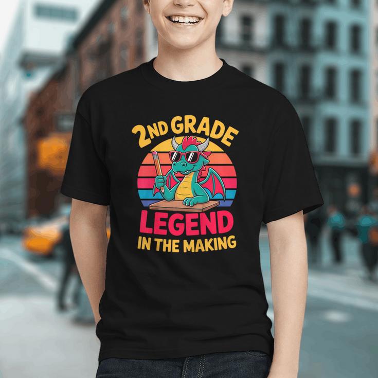 Roaring into 2nd Grade! Dragon Back to School Youth T-Shirt