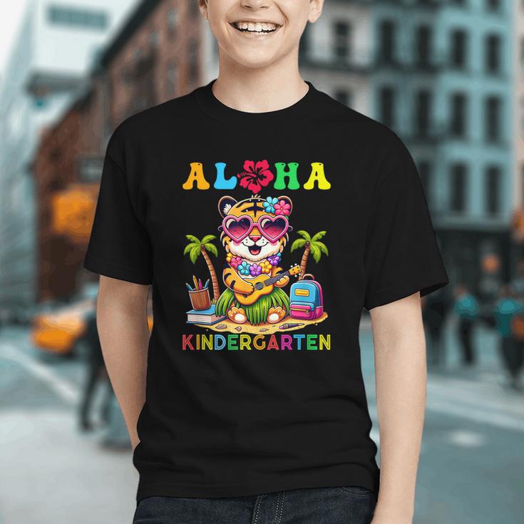 Roaring into Kindergarten! Aloha Tiger Back to School Youth T-Shirt