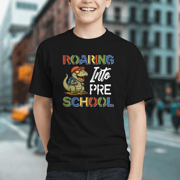 Roaring Into Preschool! Back to School Youth T-shirt Roaring Into Preschool! Back to School Youth T-shirt