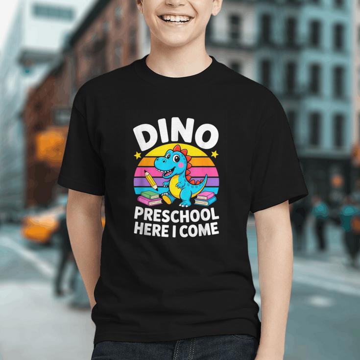 Roaring into Preschool! Dino Back to School Youth T-shirt Roaring into Preschool! Dino Back to School Youth T-shirt