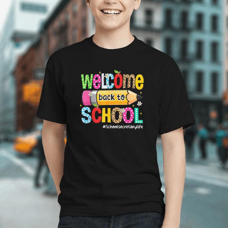 Roaring School Secretary Pride Back to School Youth T-shirt Roaring School Secretary Pride Back to School Youth T-shirt