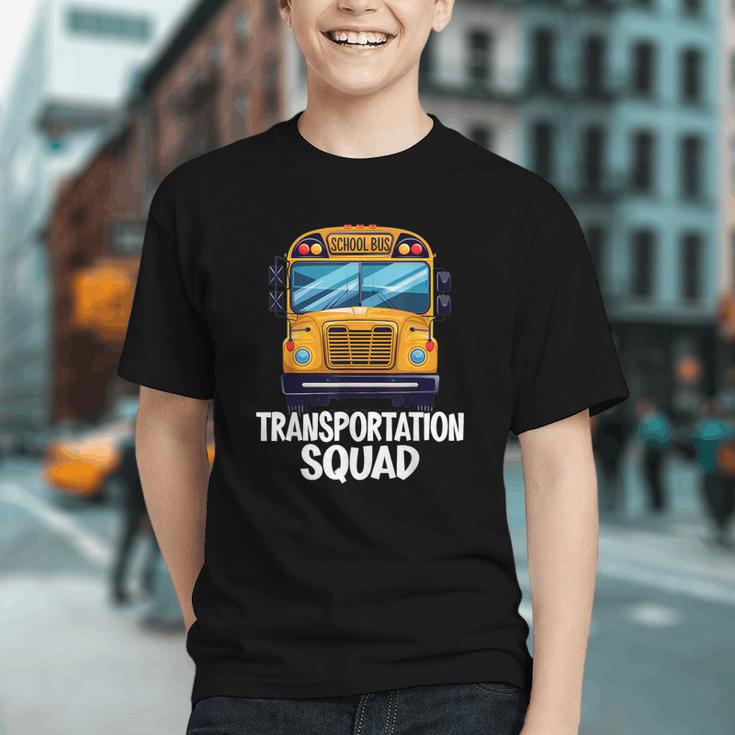Roll with the Bus Transportation Squad Back to School Youth T-Shirt Roll with the Bus Transportation Squad Back to School Youth T-Shirt