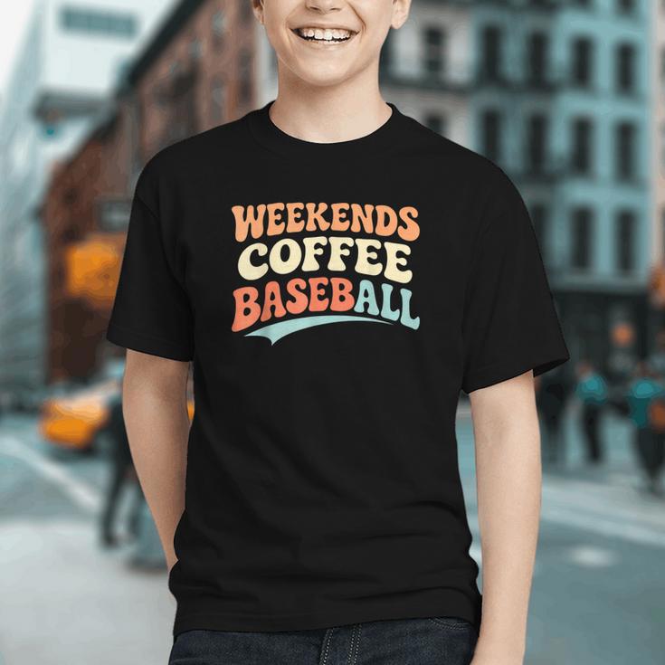 Weekends Coffee Baseball Retro Vibes Graphic Youth Weekends Coffee Baseball Retro Vibes Graphic Youth