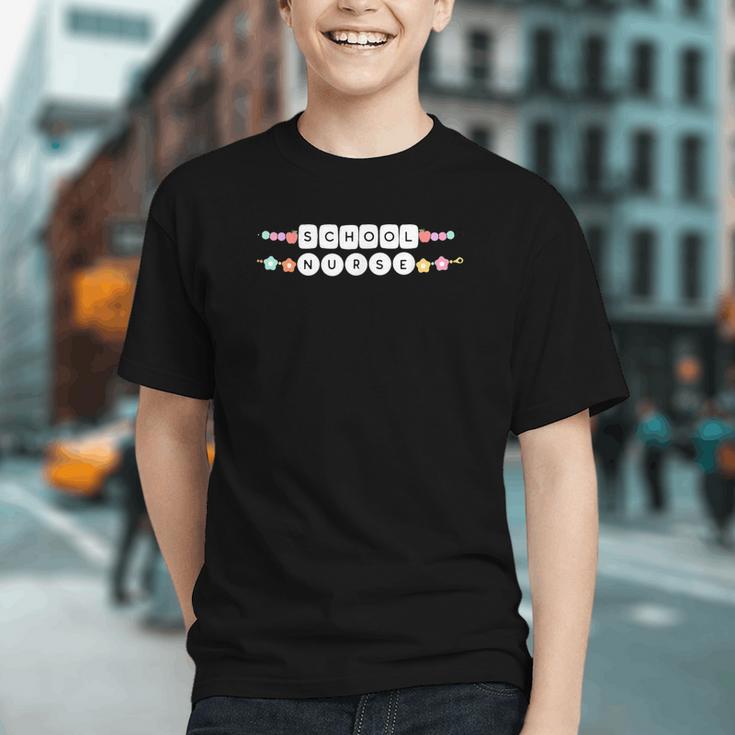 School Nurse Friendship Bracelet Back to School Youth T-Shirt