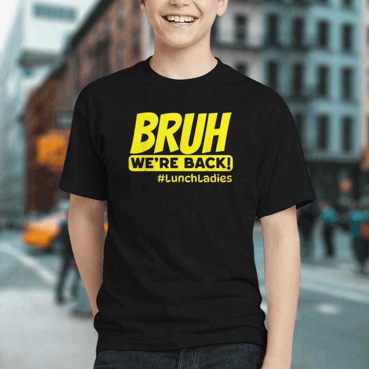 Serving Smiles: Funny Lunch Lady Back to School Youth T-shirt