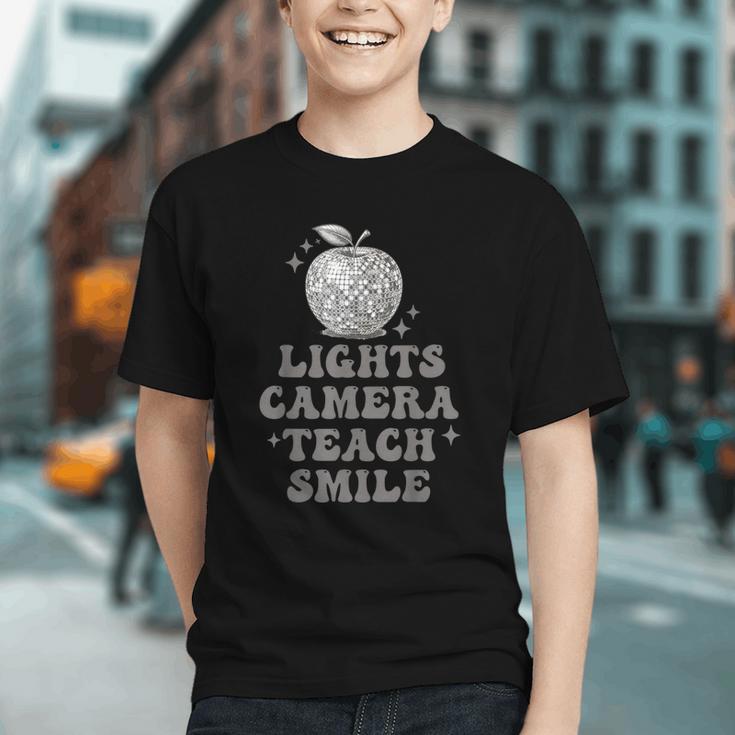 Shine Bright in Class! Disco Teach Back to School Youth T-Shirt Shine Bright in Class! Disco Teach Back to School Youth T-Shirt