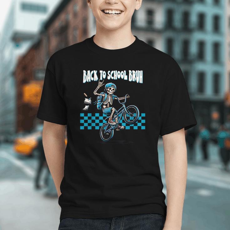 Shredding Back to School! Skeleton BMX Youth T-shirt Shredding Back to School! Skeleton BMX Youth T-shirt