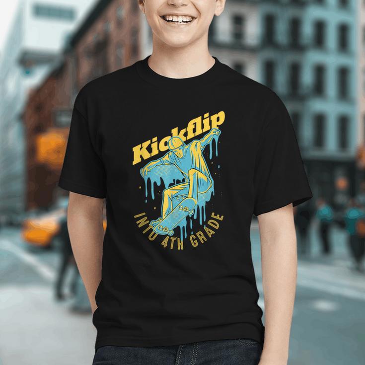 Skate into 4th Grade! Cool Skateboard Back to School Youth T-shirt Skate into 4th Grade! Cool Skateboard Back to School Youth T-shirt