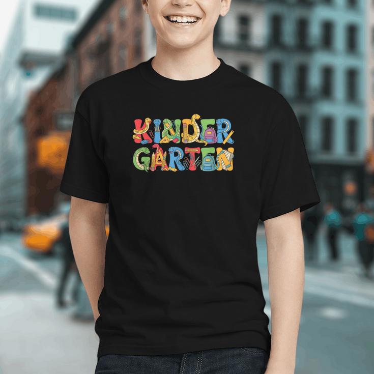 Slithering Into Kindergarten Back to School Youth T-Shirt