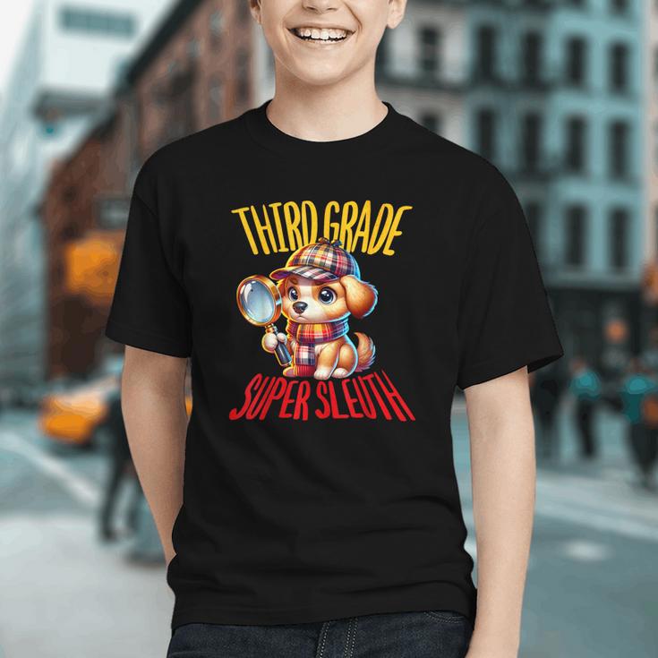 Sniffing Out Clues in 3rd Grade! Back to School Youth T-shirt