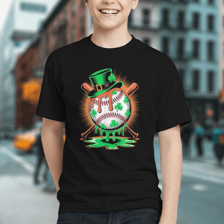 St Patrick Day Baseball Drip Ice Cream Kids Boys Men Graphic Youth St Patrick Day Baseball Drip Ice Cream Kids Boys Men Graphic Youth
