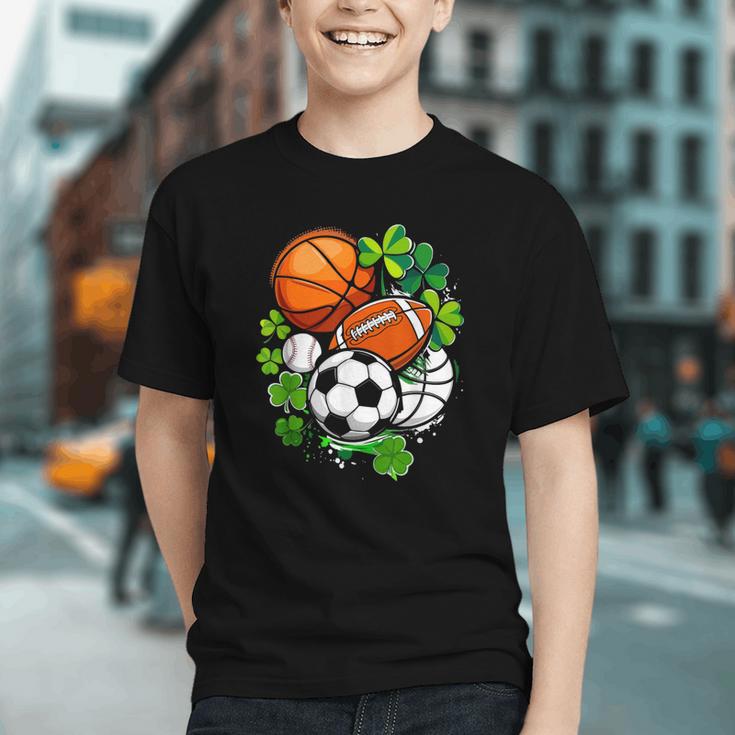St Patricks Day Shamrock Basketball Baseball Football Soccer Graphic Youth St Patricks Day Shamrock Basketball Baseball Football Soccer Graphic Youth