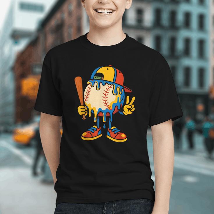 Sweet Baseball Drip for the First Day! Back to School Youth T-Shirt