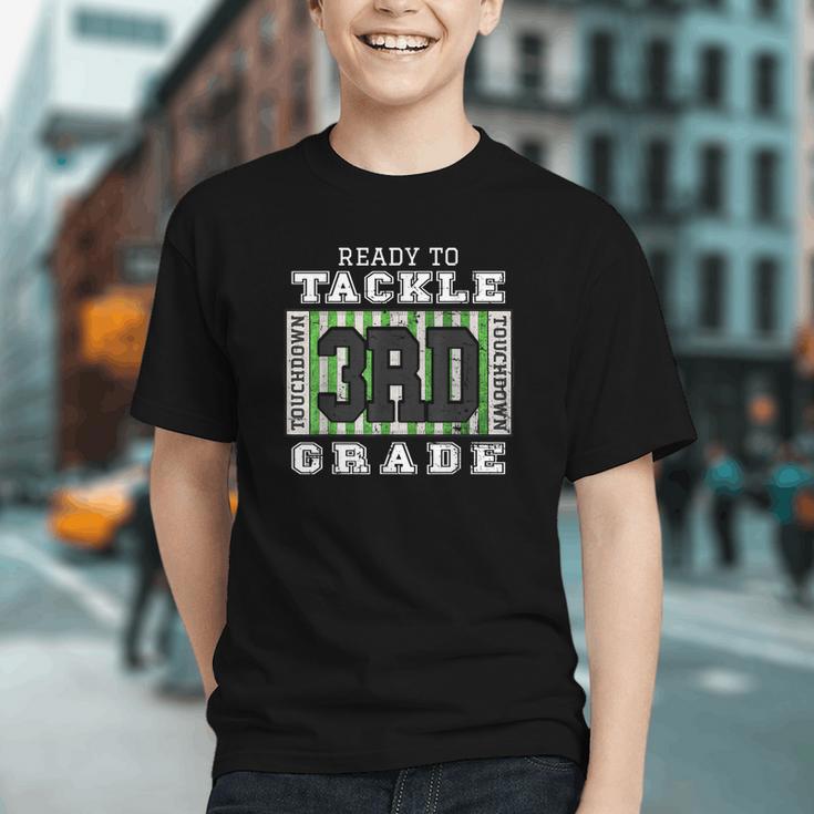 Tackle 3rd Grade Football Back to School Youth T-Shirt