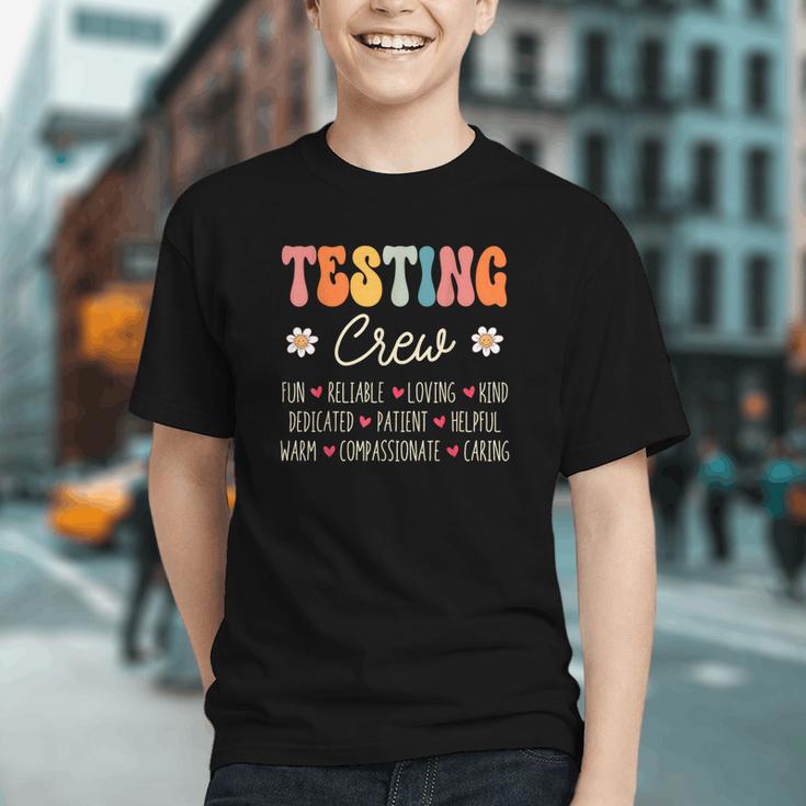 Testing Crew Appreciation Week Back To School Graphic Youth Testing Crew Appreciation Week Back To School Graphic Youth